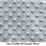 Grey Cuddlesoft Dimple Fleece Fabric
